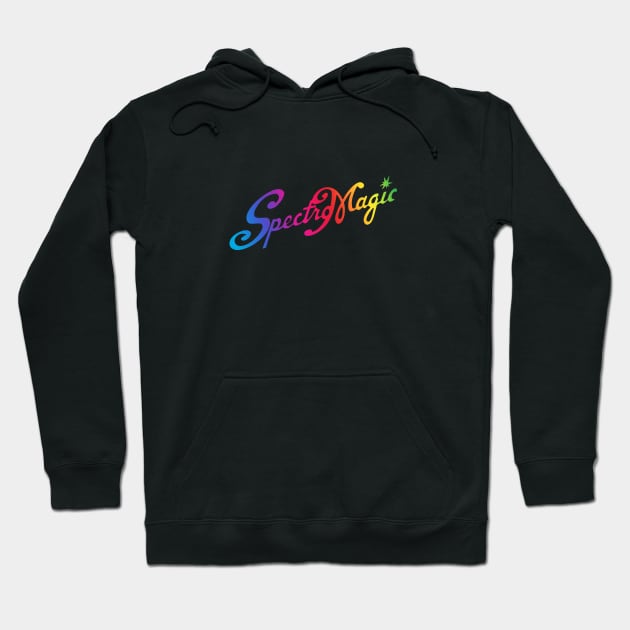 SpectroMagic Rainbow Tee Hoodie by SpectroRadio